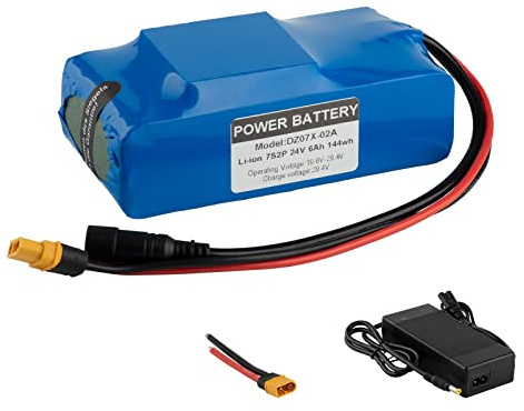 Batería de Bicicleta eléctrica 24V batería de Iones de Litio 6Ah 12Ah 9Ah con Cargador de 29,4V 200W-700W 250W 300W 350W 400W 500W se Puede Utilizar en Scooter, etc.