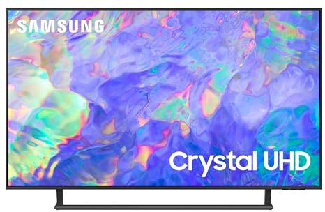 Samsung TV UE50CU8570UXZT Crystal UHD 4K, Smart TV 50 Dynamic Crystal color, HDR, OTS Lite, AirSlim Design, Integrato con Bixby e Alexa compatibile con Google Assistant, Titan Gray 2023