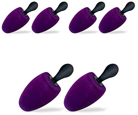 DELFA Samty Schuhspanner für Sneaker und Comfort Schuhe - Schaumstoff Schuhformer Schuhstrecker - Set zu 3 Paar für Damen Größe 38-42