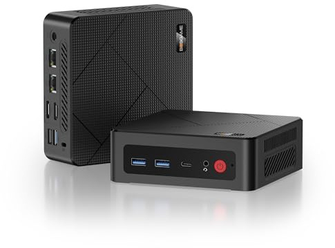 BOSGAME E4 Windows 11 Pro Business Mini-PC AMD Ryzen 5 3550H, 4 Kerne, 8 Threads, bis zu 3,7 GHz, 16 GB DDR4 RAM, 512 GB SSD, 4K 60Hz Triple Display, HDMI, Type-C, USB3.2, Dual LAN, Wi-Fi 5, BT 5.0