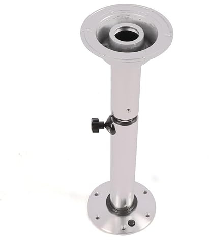 RV Table Leg, Adjustable Table Bracket 565mm-720mm, Metal Table Legs, Telescopic Table Pedestal Kit Detachable Campervan Table Leg, Breakfast Bar Leg, Furniture Leg for RV, Caravan, Camper, Yachts