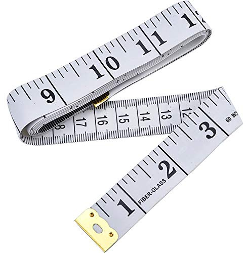 2 x Dual Sided Durable Measuring Tape for Body and waist Measure Clothes Fabric Sewing Tape Made Of Flexible Fiber Glass Measure Body