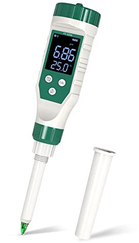 YIYEGO Bluetooth Food pH Meter, Digital pH Meter for Food High Accuracy Waterproof Food pH Tester with ATC for Sourdough and Bread Canning, Meat, Cheese, Solid Samples, and Water