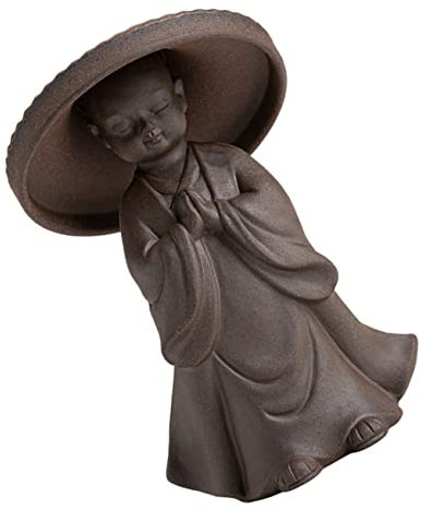 Cabilock Infuseur à Thé En Céramique Petit Moine Multifonction Décoratif Passoire à Thé Pratique Pour Et Bureau