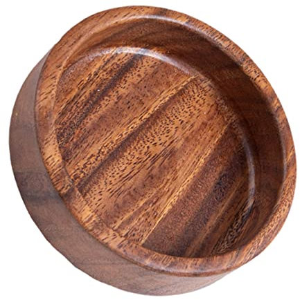 Cabilock Bandeja De Madera para Aperitivos Plato De Servicio De Comida Bandeja De Servicio De Comida para Pasteles Frutas Velas Pedestal