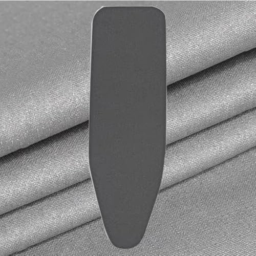 Sottoasse da stiro, Copriasse da stiro, Copriasse e cuscino da stiro, Copriasse da stiro termoriflettente con imbottitura, Imbottitura da stiro in cotone con coulisse(Black,14x44 inch(35x110 cm))