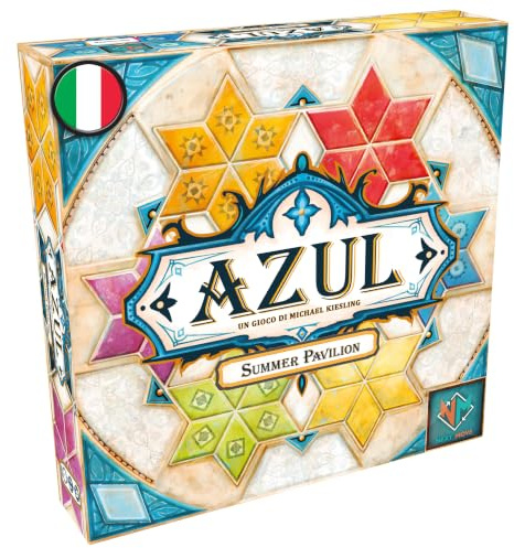 Asmodee Azul Summer Pavilion Board Game, 2-4 Players, 8+ Years, Italian Edition