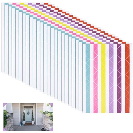 2448 Stück Fotoecken Selbstklebend Bunt, Klebeecken für Fotos für Scrapbook, Foto Klebepads, Vielseitiges Fotokleber Fotoalbum Zubehör, Sicherer Foto Kleber für Fotoalbum, Fotobox Accessoires