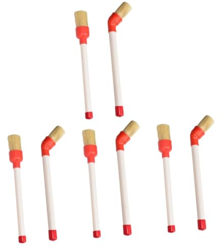 Alipis Cepillos De Limpieza De Llantas para Engrasar Neumáticos Y De Ruedas Herramienta Y Duradera para Detallar Vehículos 2 Piezas X 4