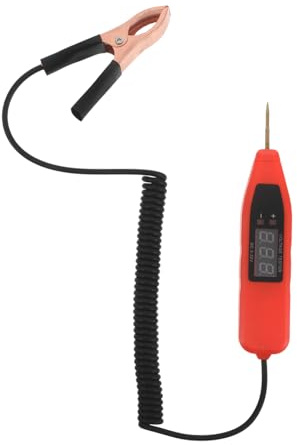 Sosoport Probador de Voltaje Automotriz Portátil Lápiz de Alta Precisión para Test de Circuitos de Batería Sistema de Encendido y Luces Comprobador Eléctrico de Vehículos