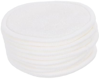 Anneome 10 Pièces Lingettes Démaquillantes Réutilisables Coton Doux Pads Nettoyants Visage Portable pour Voyage et Soin Types de Peau