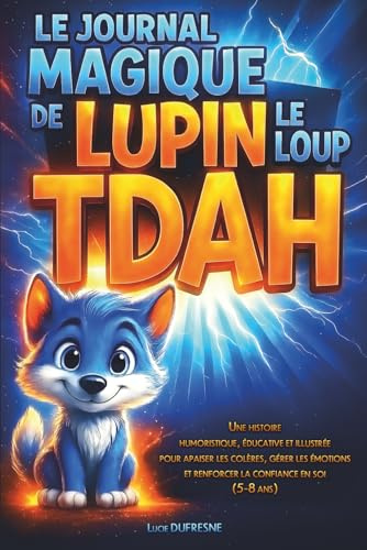 Le Journal Magique de Lupin, le Loup TDAH: Une histoire humoristique, éducative et illustrée pour apaiser les colères, gérer les émotions et renforcer la confiance en soi (5-8 ans)