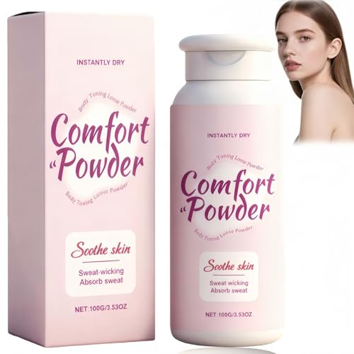 Dry & Fresh Powder,Comfort Powder,Anti Chafing Deodorant,Talc-Free Body Pow/der for Intimate Area,Groin and Underboobs,Controls Inner Thigh Chafing & Sweat in Private Areas,Odor Removal,Fresh Scent