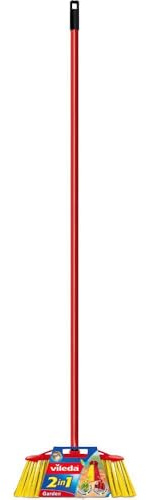 Vileda externer Brush Eda Vil (128763), rot gelb, 35 x 145 x 2.5 cm
