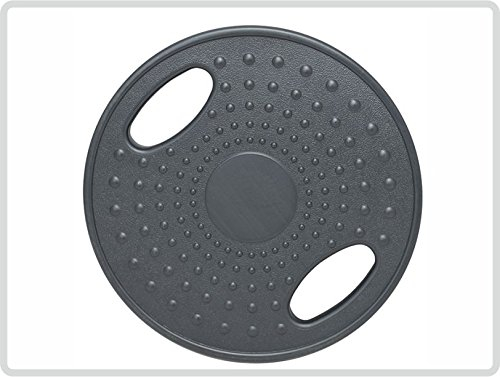 Therapiekreisel, Balanceboard, Wackelbrett, Yoga, Gymnastik, Farbe: Schwarz