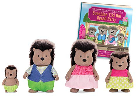 Li'l Woodzeez - Les porcs-épics McBristly - Figurines animales - Jouet Porc-épic - Figurines de Collection - Famille Porc-épic - 3 Ans et +