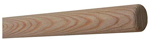 TIBU Lärche unbehandelt Holz Handlauf Geländer 30-500cm Wandhandlauf Wand Treppe, Länge: 1500 mm 150 cm 1,5 m und Enden: Radius gefräst