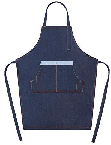 fayengan Carpenters Apron,Workshop Tool Apron, Heavy Duty Waxed Canvas Work Apron Welding Apron, Work Apron (Color : Blue, Size : XL)