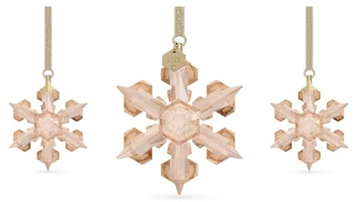 SWAROVSKI Festive Annual Edition 2022 Ornament Set Gold