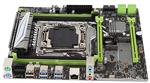 Cuifati X99 LGA2011 Computer-Motherboard, Inter X99 LGA2011 V3/V4 CPU-Motherboard, mit 4 X DDR4, 2 X SATA3.0, 2 X SATA2.0, PCIE16x/8x, Gigabit-Internetkarte