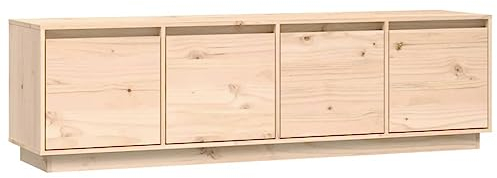 vidaXL Mobile Porta TV 156x37x45 cm in Legno Massello di Pino