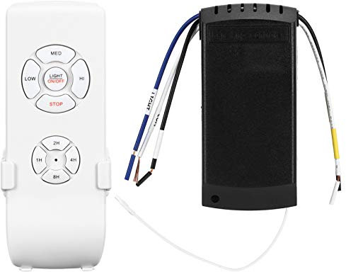 JEOZBM Kit Telecomando Universale per Ventilatore da Soffitto, Telecomando Wireless Intelligente con Interruttore a 3 velocità, Controller Ventola Wi-Fi per Lampada Ventilatore da Soffitto