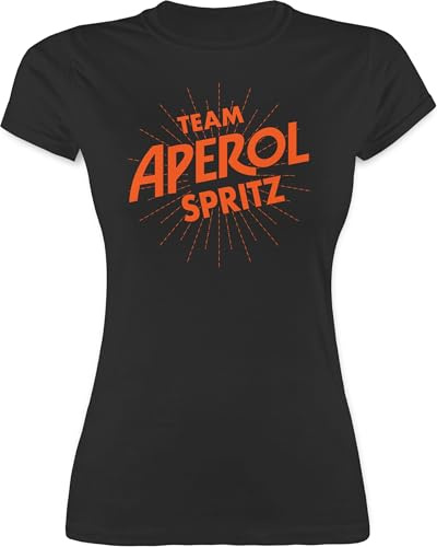 Shirtracer - Shirt Damen - Karneval & Fasching - Team Aperol Spritz JGA I Mädelsabend Spritztour Aperol Geschenk