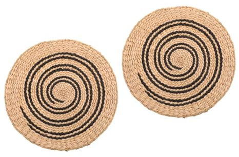 MAGICLULU 2stücke Woven Wall Decor Natürlichem Material Japanisches Design Handgefertigter Wandbehang Für Und Schlafzimmer Stilvolle Wanddeko Für