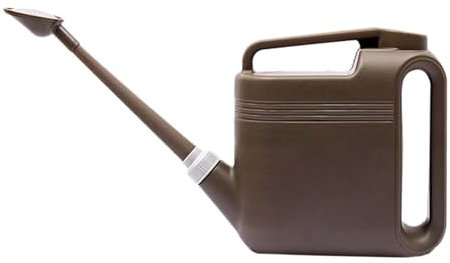 JISADER Annaffiatoio per Piante Bollitore per spolvero Maniglia ergonomica Strumento per annaffiare Il Giardino Ispessito per Fiori di Cortili agricoli, 5L Marrone