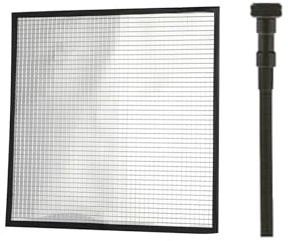 Leftwei Reflector de Luz de 9,4 Pulgadas, Reflector Cuadrado Flexible con Orificio de Rosca de 1/4 de Pulgada, Base Magnética, Soporte Flexible y Espejo Múltiple, Ideal para Efectos de Iluminación