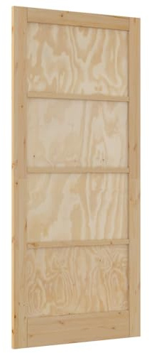 vidaXL Puerta Interior 93 x 211 cm Madera contrachapada Natural