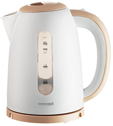 Concept Electrodomésticos RK2331 Hervidor de Agua, 2200 W, 1.7 litros, Plástico, Naranja