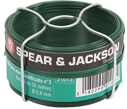 Fil de fer plastifié vert n°3 50 m