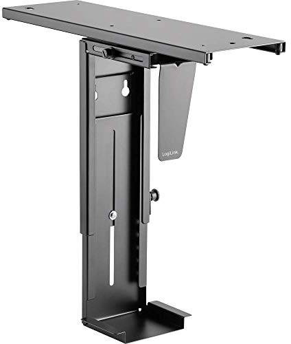 LogiLink EO0004 justerbart underbord PC-hållare 360° roterbart medvariabelt storleksinställning förPC'sbistill 10 kg