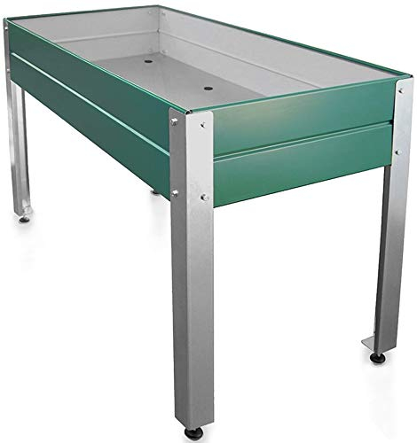 Gómez y Crespo Mesa de Cultivo Robusta de 120x60, Verde, Galvanizada