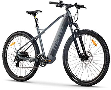 Moma Bikes, EMTB 29, Aluminum, Full SHIMANO 24 Speeds, Front Suspension & Hydraulic Disc Brakes & Integrated Bat. Ion Lithium 48V 13Ah
