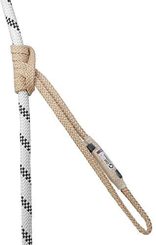 GM CLIMBING Tan 6.8mm Endless Prusik Loop 15-inch 100% Technora 25kN Heat Resistant Friction Hitch Cord Hollow Braid for Rappel Abseil Backup, Adjustable Anchor Set-up, Rescue Rigging Hammocks