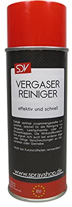 SDV Chemie Vergaserreiniger 6X 400ml Drosselklappenreiniger Düsenreiniger KFZ Auto