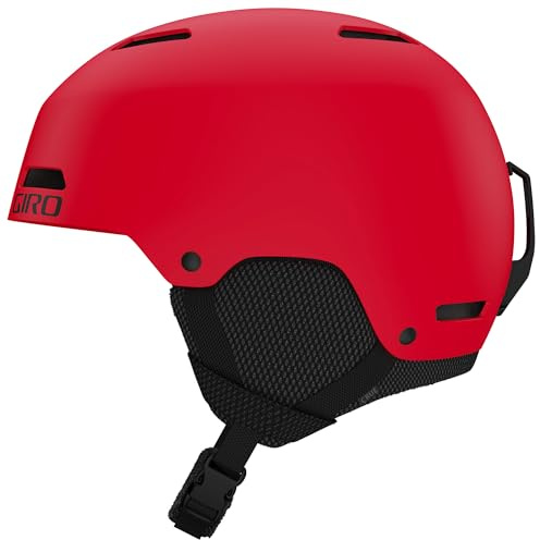 Giro Crue Kids Skihelm - Snowboardhelm für Jugend, Jungen & Mädchen - Bright Red Matt - S (52-55,5 cm)