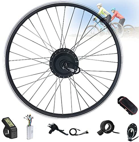 36V 48V 250/350/500W Electric bike conversion kit Rear Wheel,Brushless Gear Hub Motor, E-bike Motor Wheel With Display,20/24/26/27.5/28/29/700C Gear Wheel,20in-36V/250W