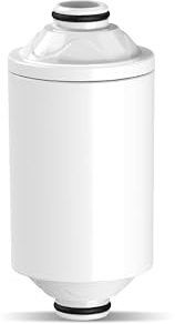 Tappwater ShowerPro Diamond Refill - Water Filter Cartridge. Filters Limescale, Chlorine and +60 substances. 4-stage filtration and KDF-55 technology for soft skin and strong hair. 6 months - 20.000 L