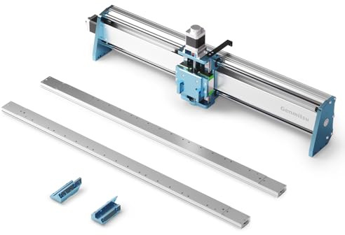 Genmitsu XZ-axis Extension Kit for 4040-PRO/4040-PRO MAX CNC Router Machine, with Linear Rails Driven, for Large Wood Engraving Carving Projects, Extend X-axis to 600mm, Upgrade 4040 to 6040/6060