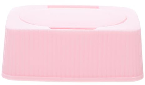 CLISPEED Feuchttücher Box Klappdeckel Spender Für Babytücher Und Wattepads Trocknertuchhalter Transparent Für Kinderzimmer Und Reisen Hält Tücher Feucht Und Frisch