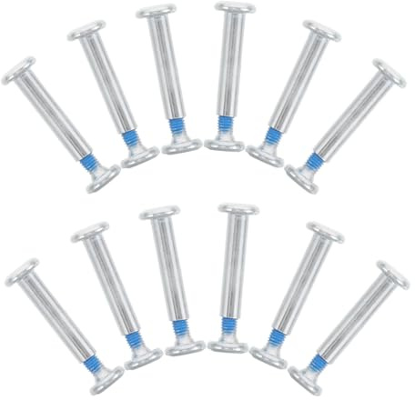Abaodam Tornillos de Eje para Patines de Ruedas 30 * 6.2 20 Piezas