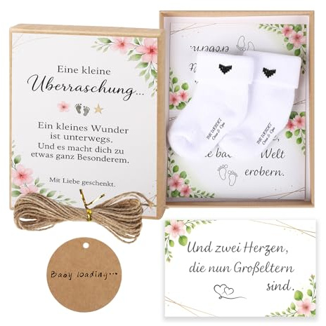 Du wirst Oma und Opa Geschenk Box – Schwangerschaft Verkünden Großeltern, Emotionale Baby Verkündung, Wir bekommen ein Baby Überraschung