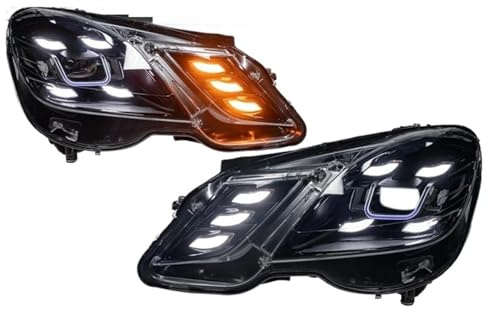 GVGFKPKZAY Für M&ercedes B&enz W211 W212 E Klasse 2009–2013 Bi Xenon Scheinwerfer Mit Nebelscheinwerfer Auto Scheinwerfer Set
