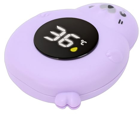 Picysa Termometro da Bagnetto per Bambini Cartoon Seal per Vasca da Bagno per Bambini, Giocattolo Digitale a LED per la Temperatura Dell'acqua, Materiale PP Sicuro, Ideale per la Piscina Infantile