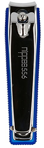Nippes Coupe-ongles | Avec attrape-ongles | Bleu | 6 cm | Coupe-ongles | Coupe-ongles | Coupe-ongles | Coupe-ongles | Facilite la coupe des ongles solides et durs