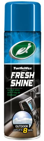 Turtle Wax Fresh Shine 51788 - Limpiador para Interiores de plástico y salpicadero, 500 ml, para Exteriores