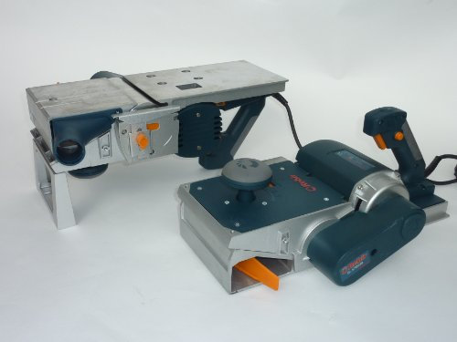 Rebir Elektro Hobel 2 in 1 - Raspel - Balkenhobel - Zimmermannshobel 2250W - Metall und Kunststoff - Industrieplanungswerkzeug